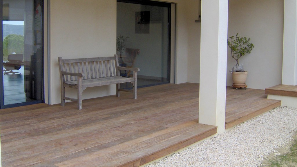 terrasse bois axe bois